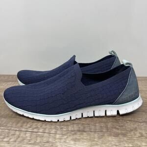 Cole Haan Shoes Womens 7.5 Zerogrand Slip On Blue White Stitchlite